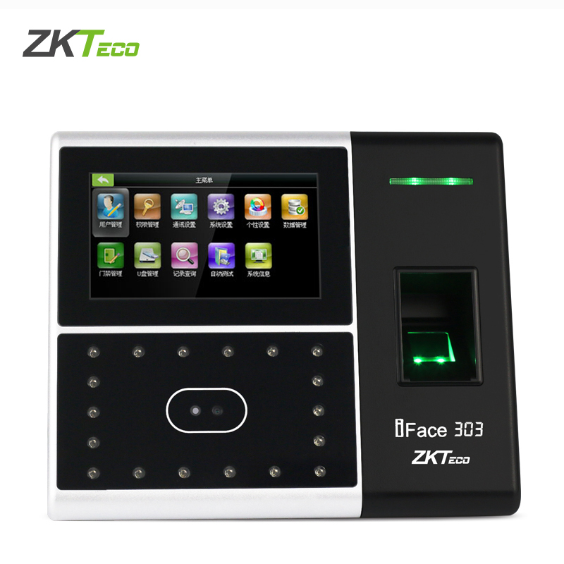 济南ZKTeco熵基iFace303人脸加指纹考勤机